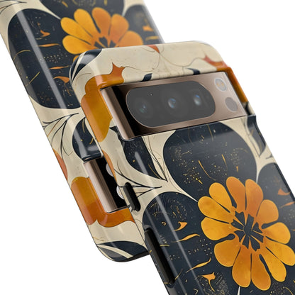 Floral Phone Case - Tough Cases, Botanical iPhone Cover, Vintage Flower Design, Durable Smartphone Protection, Unique Gift Idea