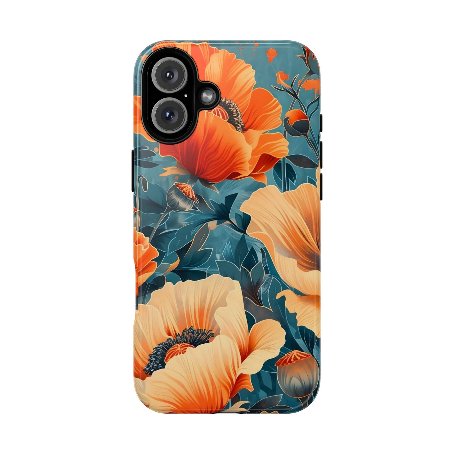 Floral Phone Case, Tough Cases for Protection and Style, Spring Aesthetic, Gift for Her, Phone Accessory for Nature Lovers