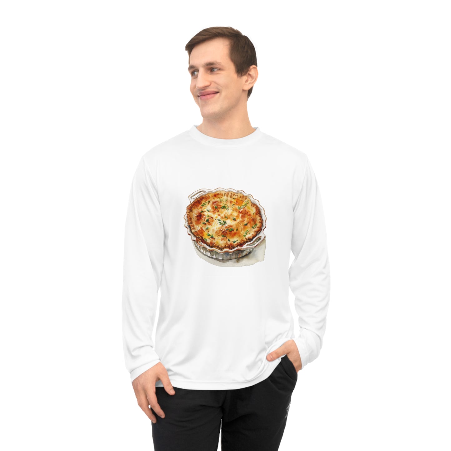 Unisex Performance Long Sleeve Shirt - Britain on a Plate - Hearty Classics