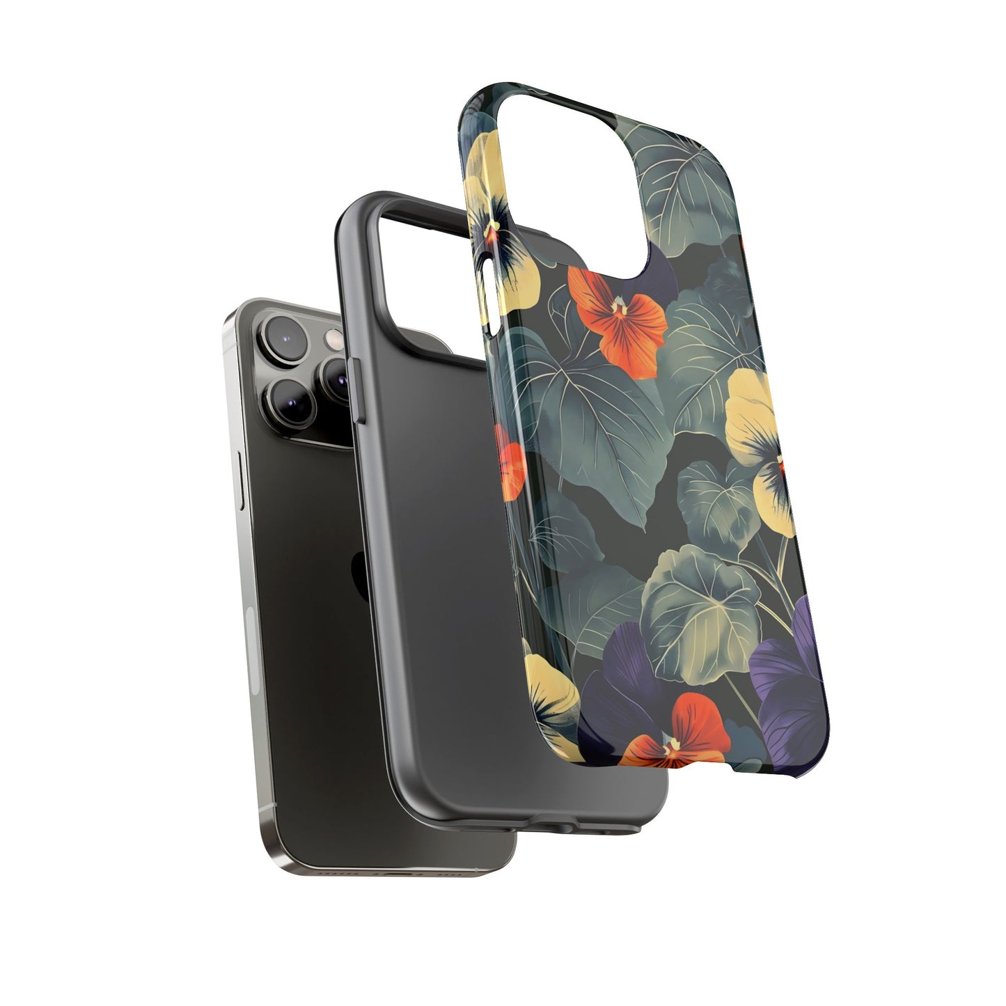 Tough Cases Floral iPhone Case, Tough Phone Cover, Stylish Floral Design, Gift for Her, Summer Vibe, Durable Protective Case