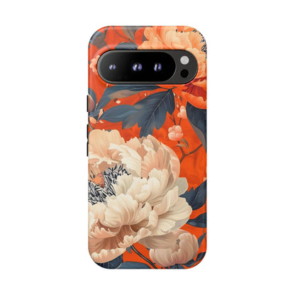 Floral Tough Case, Durable Floral Phone Case, Stylish Protection Case, Gift for Her, Spring Accessories, Mother’s Day Gift