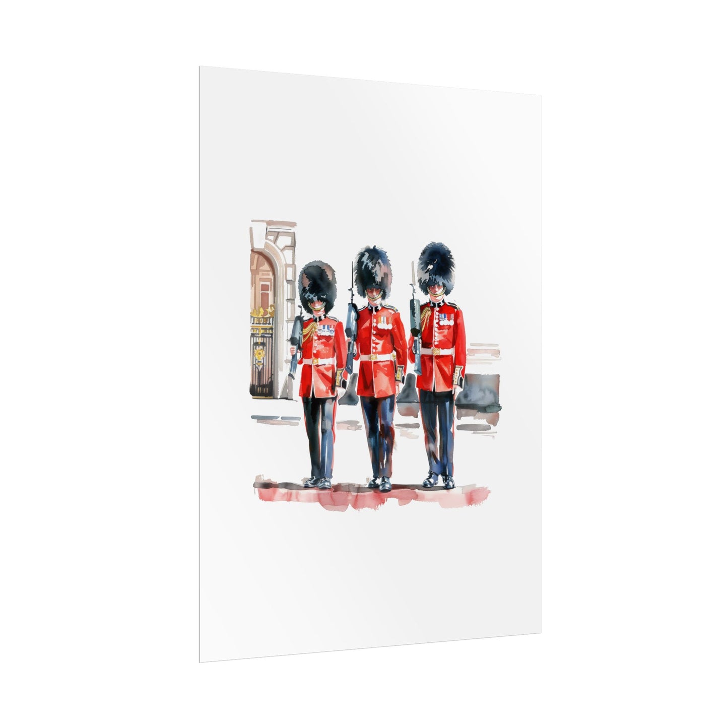 London Guard Roll-Up Posters, British Soldier Art Prints, Home Decor, Travel Gifts, Wall Art for Various Occasions