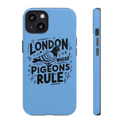 London Pigeon Phone Case, Urban Art Accessory, Tough Phone Cover, Gift for Bird Lovers, London Souvenir, Unique Cell Phone Case