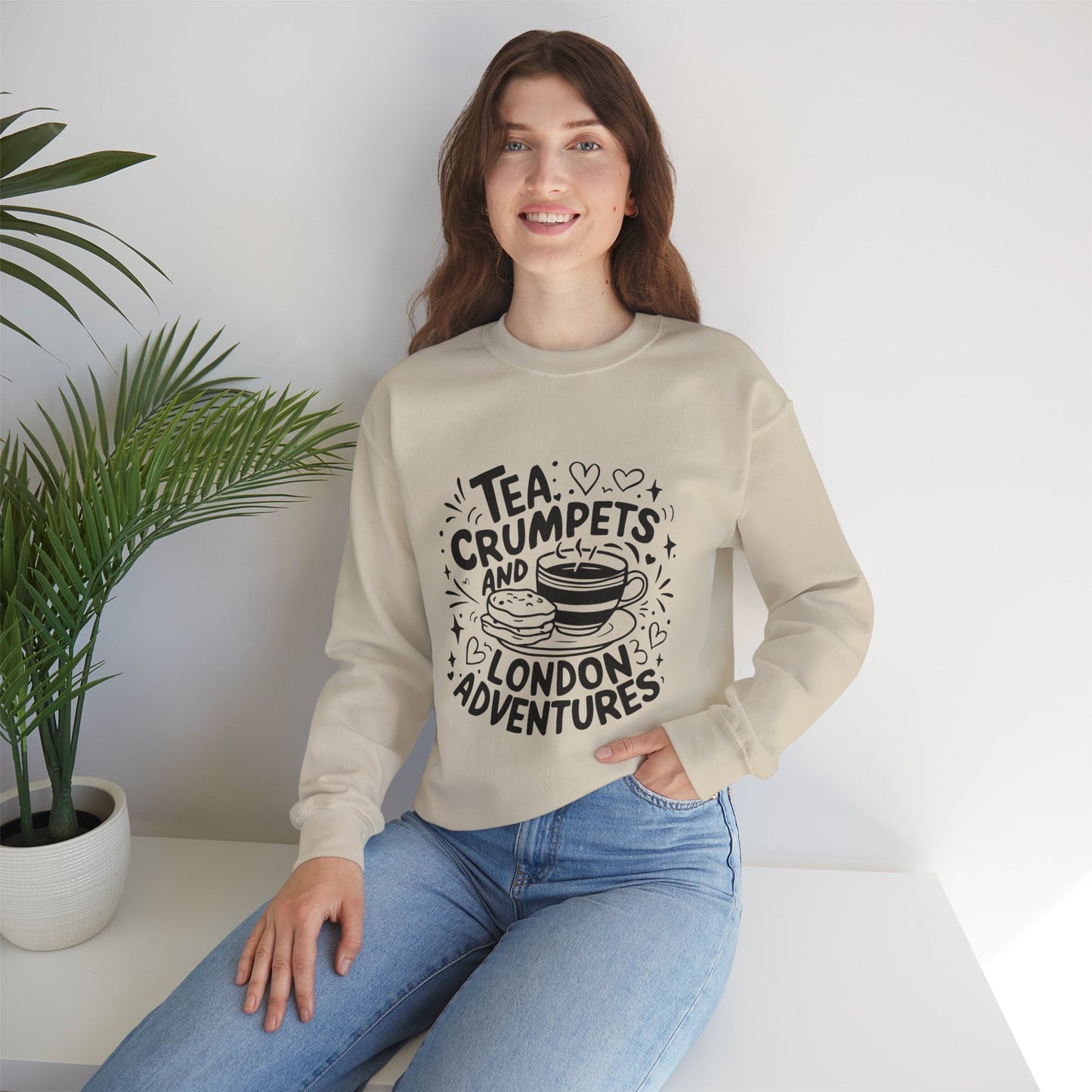Unisex Heavy Blend™ Crewneck Sweatshirt - London's Cozy Adventures