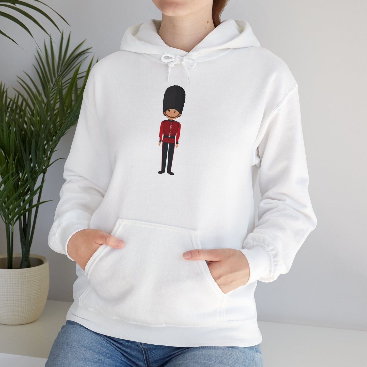 Unisex Heavy Blend™ Hooded Sweatshirt - Cornish Courage - Red Jackets of Bodmin