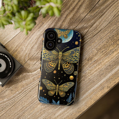 Butterfly Galaxy Phone Case | Tough Cases for Nature Lovers, Unique Phone Covers, Gift for Her, Boho Style, Floral Design