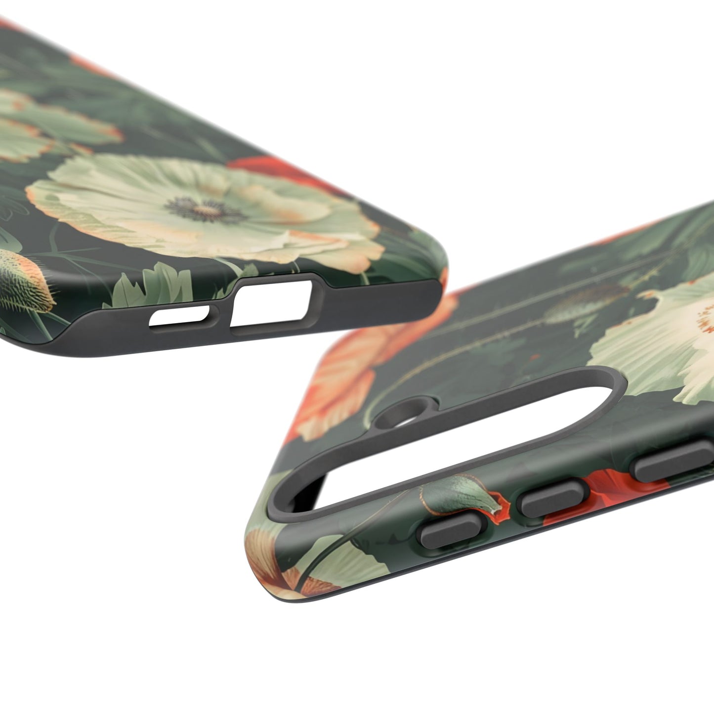 Floral Phone Case - Tough Cases, Botanical Design, Gift for Friends, Trendy Mobile Cover, Personalized Phone Accessory