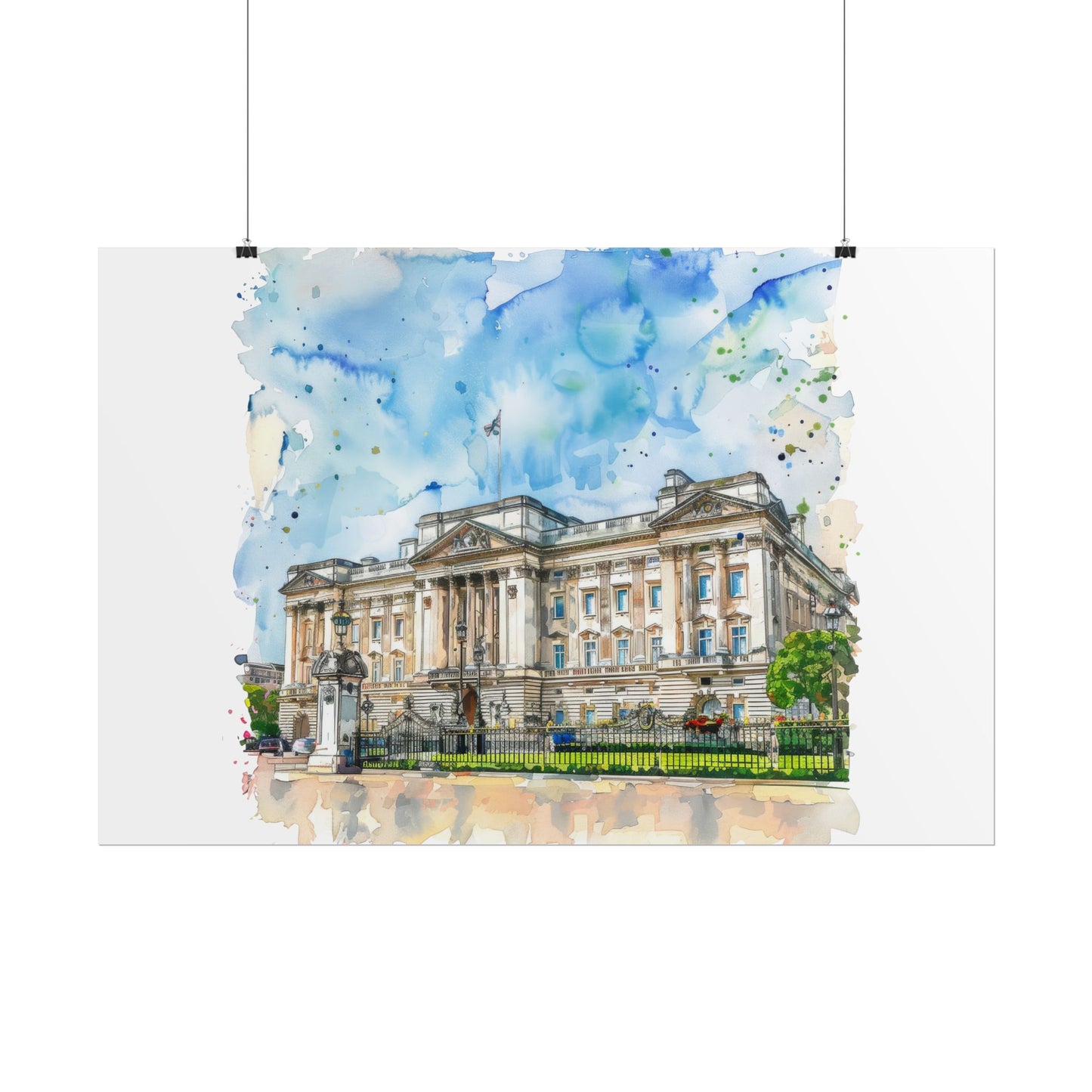 Watercolor Art Rolled Posters