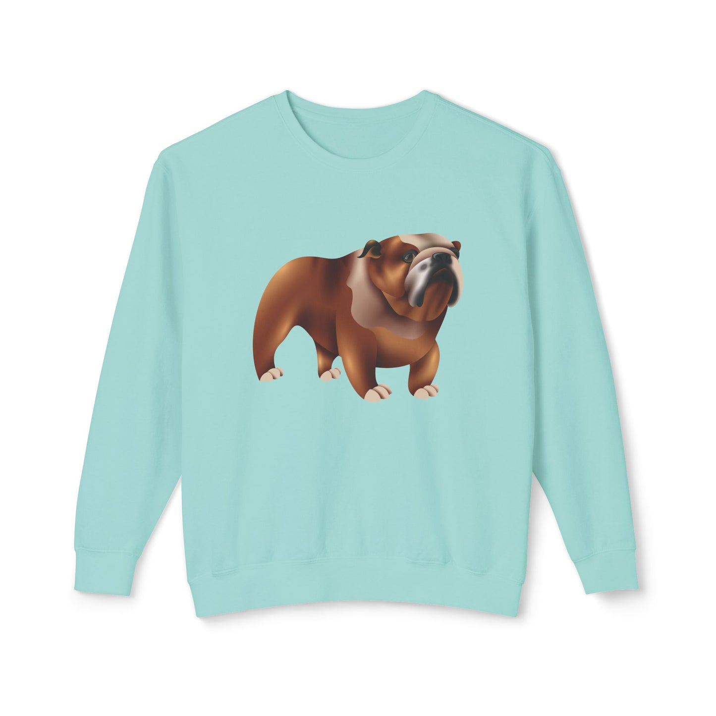 Unisex Lightweight Crewneck Sweatshirt - British Royal Crown Design - British Dog