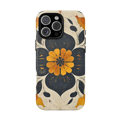 Floral Phone Case - Tough Cases, Botanical iPhone Cover, Vintage Flower Design, Durable Smartphone Protection, Unique Gift Idea
