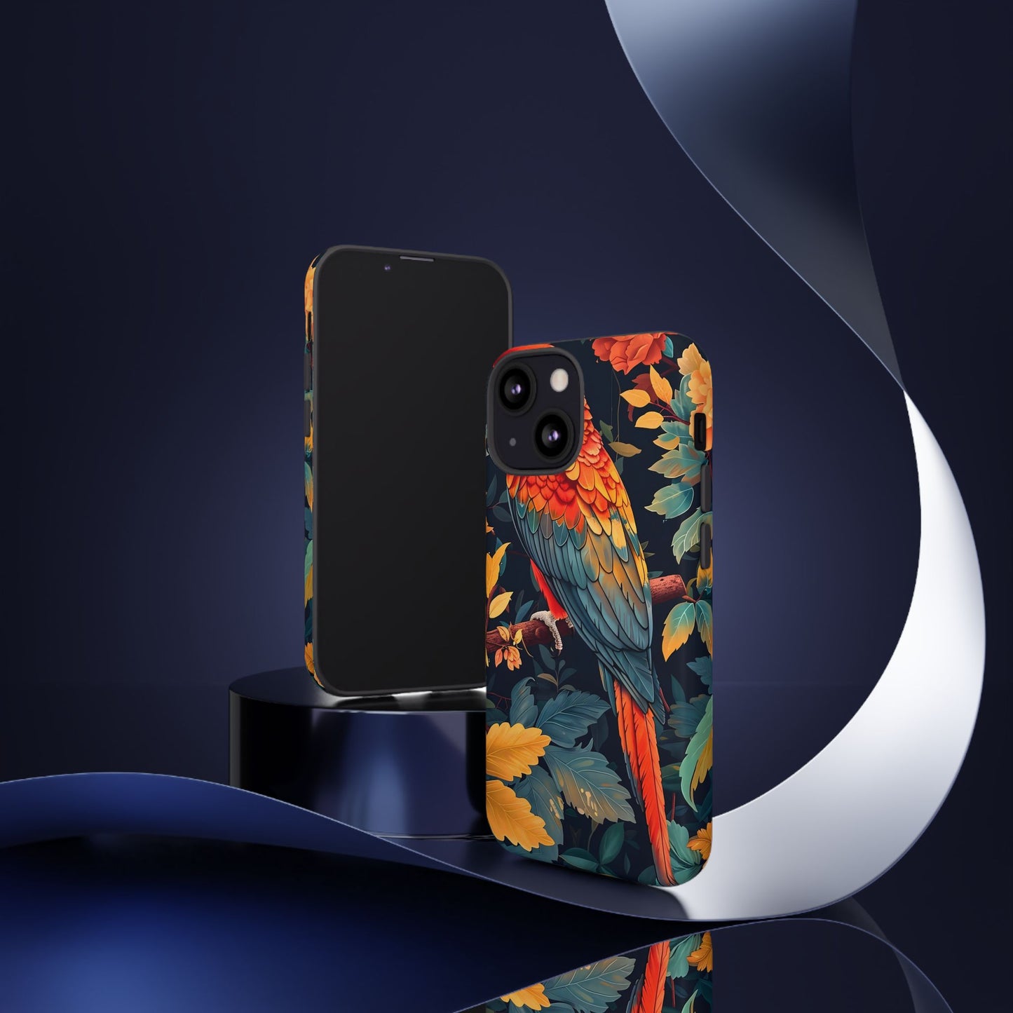 Vibrant Parrot Phone Case - Tough, Stylish, Nature-Inspired, Tropical, Wildlife, Perfect Gift, Summer Vibes