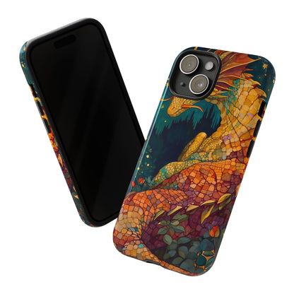 Dragon Art Phone Case, Tough Phone Cover, Fantasy Gift, Unique Mobile Accessory, Dragon Lover Gift, Stylish Protection