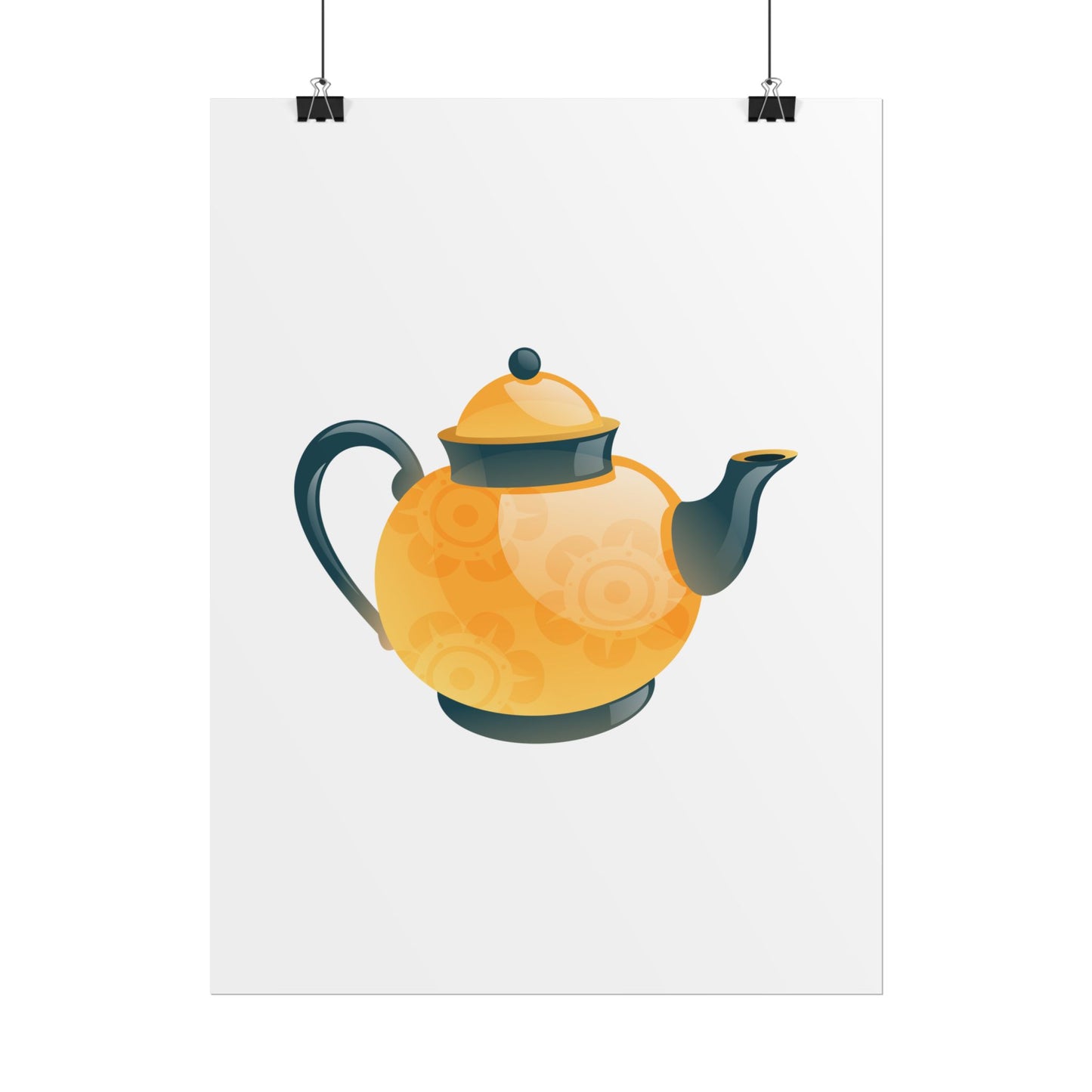 Vintage Tea Pot Rolled Posters
