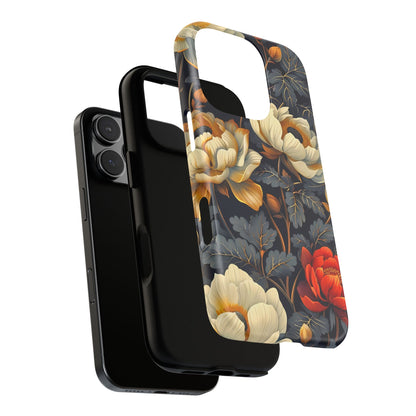 Floral Phone Case - Tough Cases, Stylish Mobile Cover, Flower Design, Holiday Gift, Trendy Accessory, Eco-Friendly Case