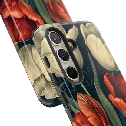 White Flower Tough Cases