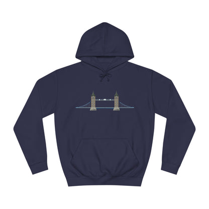 Tower Bridge Iconic Unisex College Hoodie