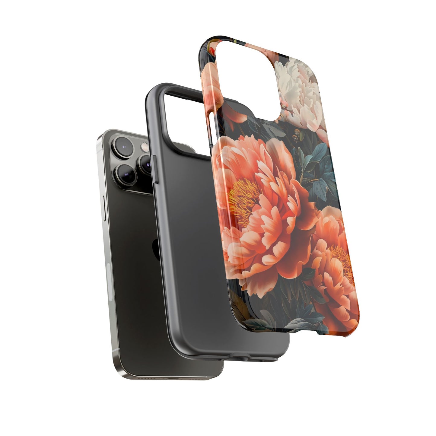 Floral Phone Case - Tough Cases, Durable Cover, Flower Design, Unique Gift, Phone Accessories