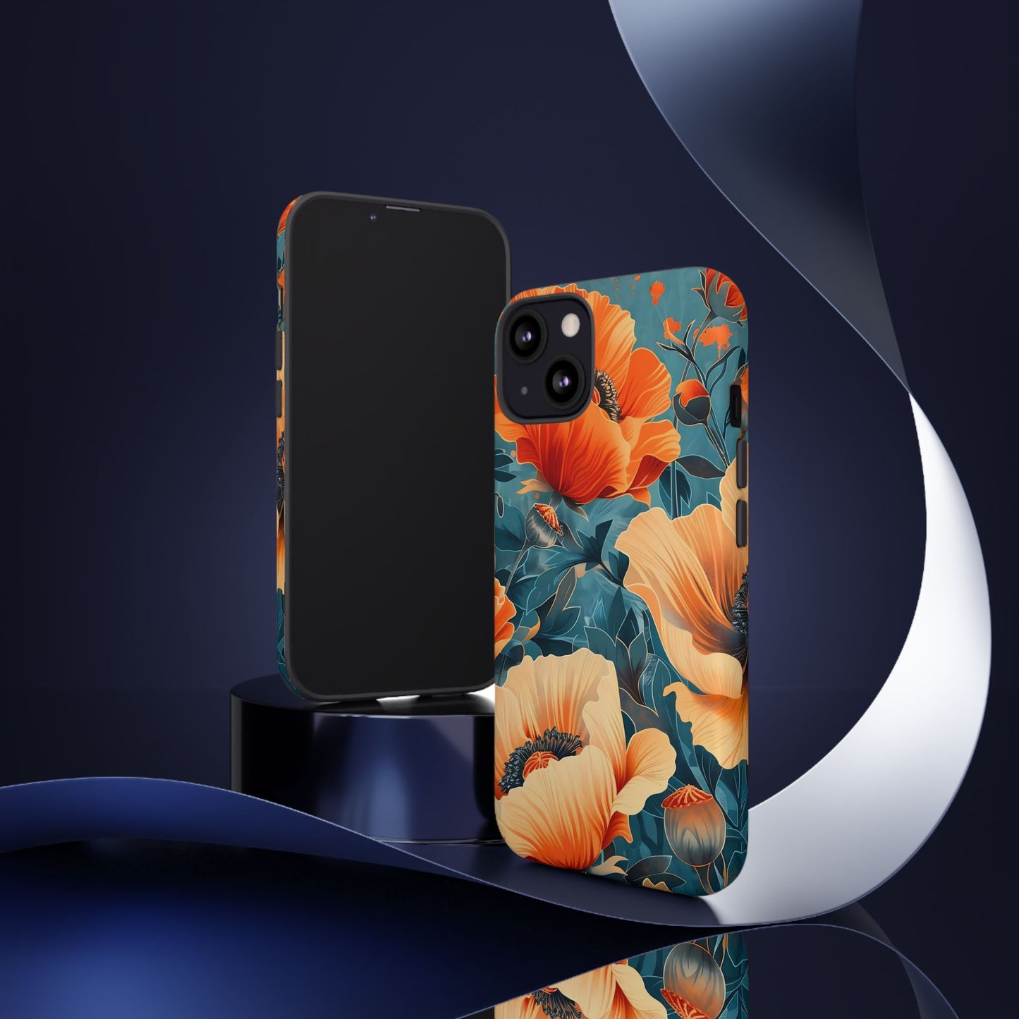 Floral Phone Case, Tough Cases for Protection and Style, Spring Aesthetic, Gift for Her, Phone Accessory for Nature Lovers