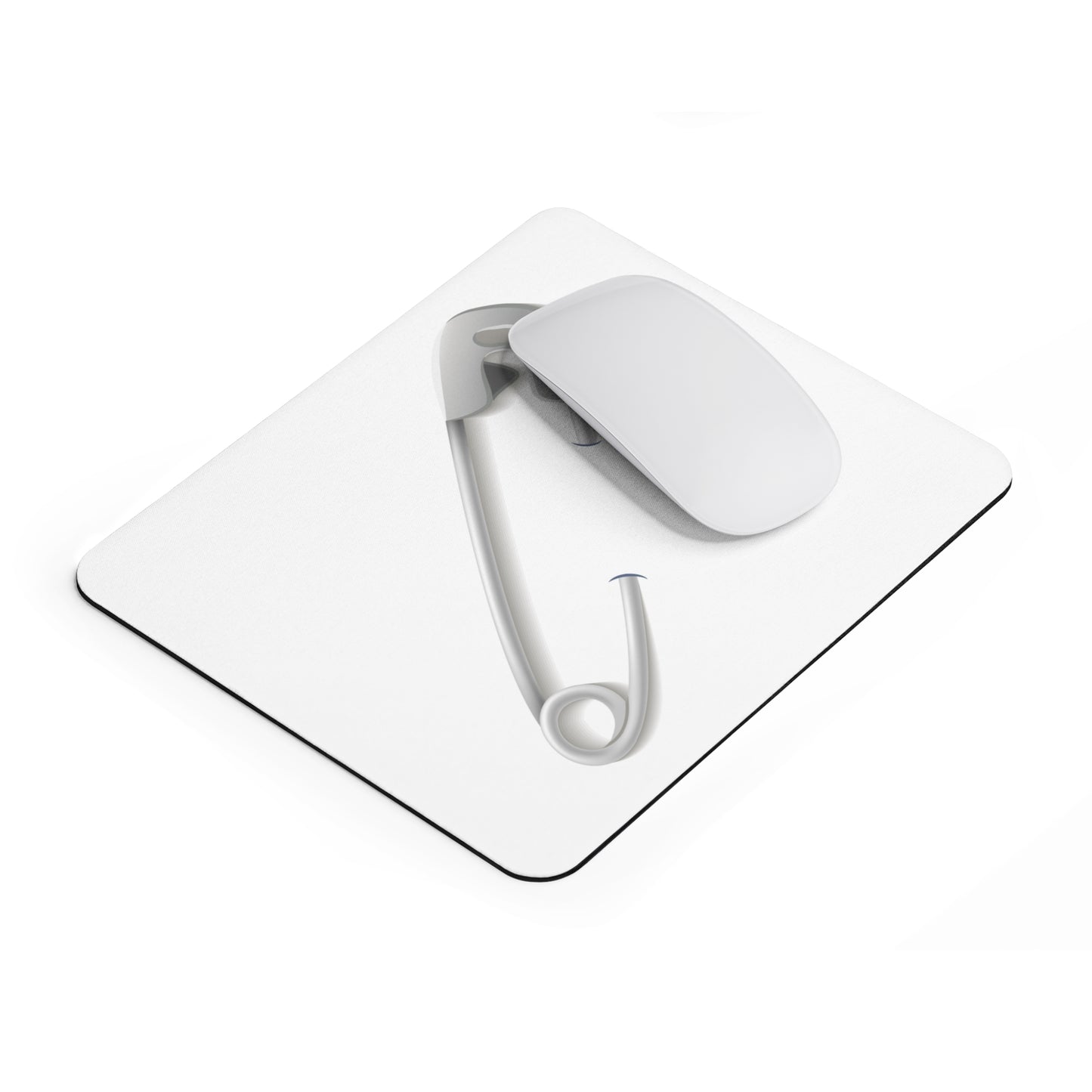 Modern Safety Pin Mouse Pad | Minimalist Desk Accessory | Gift for Office Lovers, Students, or New Graduates, Unique Mousepad