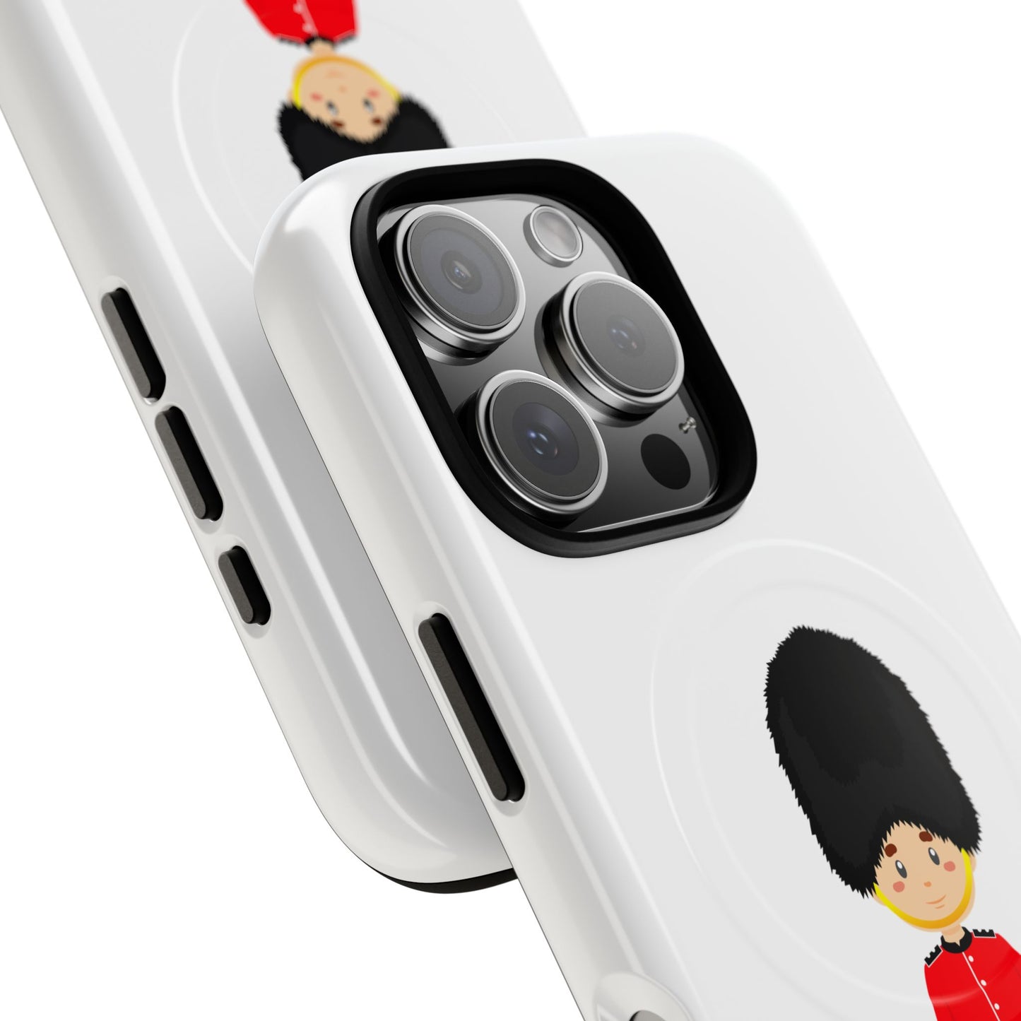Tough Magnetic Phone Cases with Royal Guard Design - Fun Gift for Kids, Phone Protection, Unique Accessories, Birthday Present, Holiday Gift