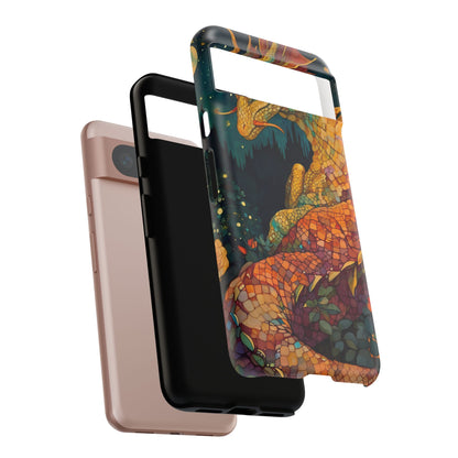 Dragon Art Phone Case, Tough Phone Cover, Fantasy Gift, Unique Mobile Accessory, Dragon Lover Gift, Stylish Protection