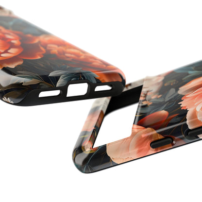 Floral Phone Case - Tough Cases, Durable Cover, Flower Design, Unique Gift, Phone Accessories