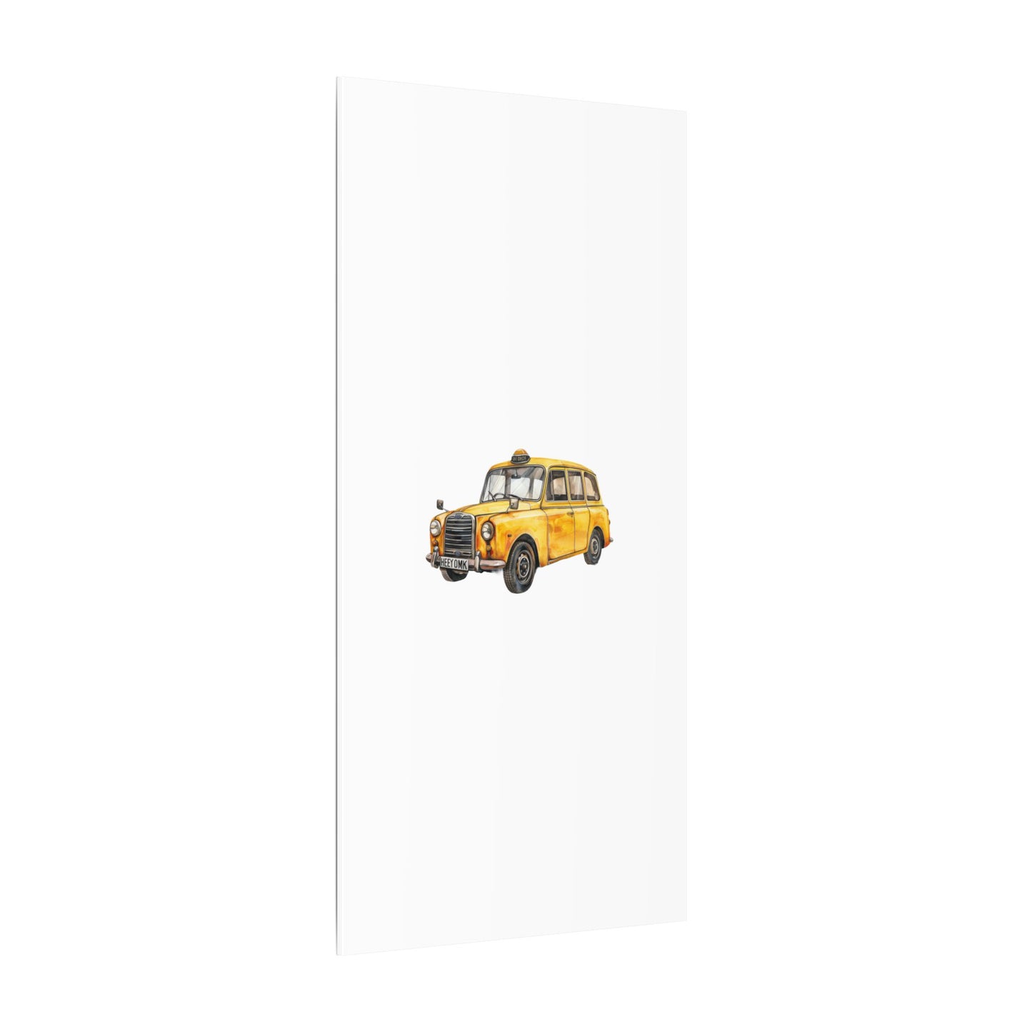 Vintage Taxi Matte Canvas, Stretched, 0.75" (Multi-Size)