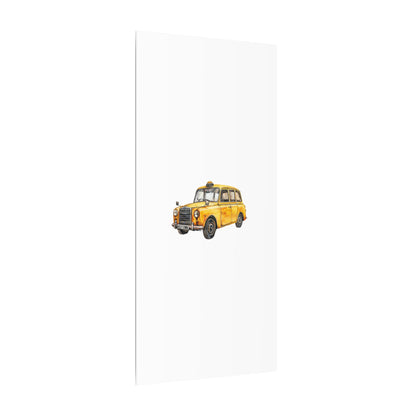 Vintage Taxi Matte Canvas, Stretched, 0.75" (Multi-Size)