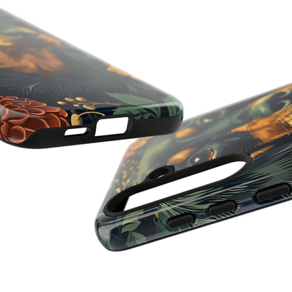 Dachshund Phone Case, Floral Pet Phone Cover, Dog Lover Gift, Tough Phone Case, Custom Dachshund Design, Unique Dog Owner Accessory