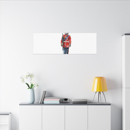 Royal Guard Canvas Art Print, British Soldier Wall Decor, Home Decoration, Gift for History Lovers, Art for Offices, Unique Wall Gallery