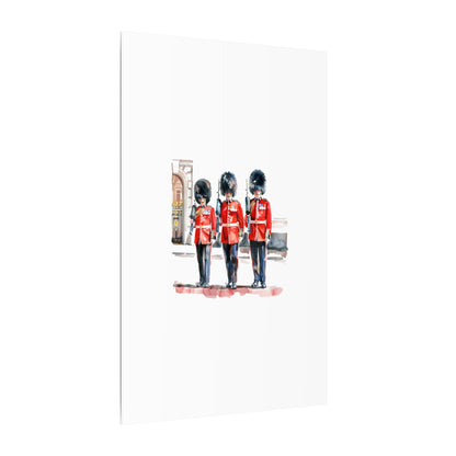 Royal Guards Canvas Print, British Wall Art, Home Decor, Unique Gift, London Culture