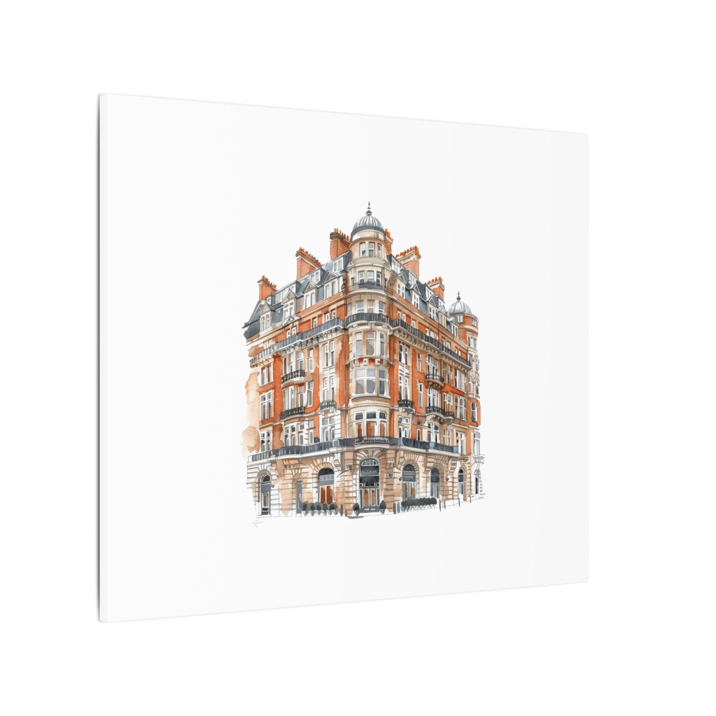 Artistic Matte Canvas Print of Historic Building, Wall Art Decor, Home Interior, Unique Gift, Fine Art, Architecture Lover, Urban Design
