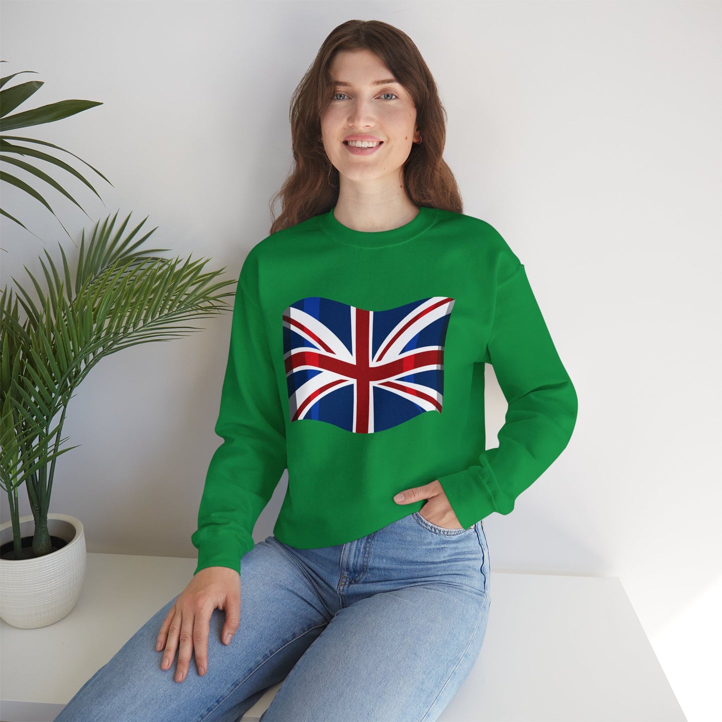 Unisex Heavy Blend™ Crewneck Sweatshirt - The Flag of the United Kingdom