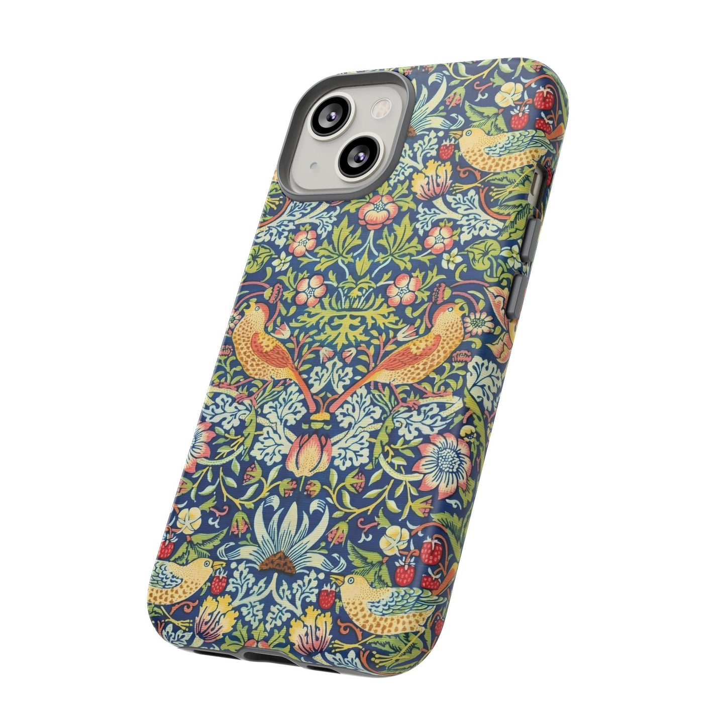 Floral Phone Case | Tough Cases, Stylish Protection, Unique Gift, Eco-Friendly, Floral Pattern, Bird Design