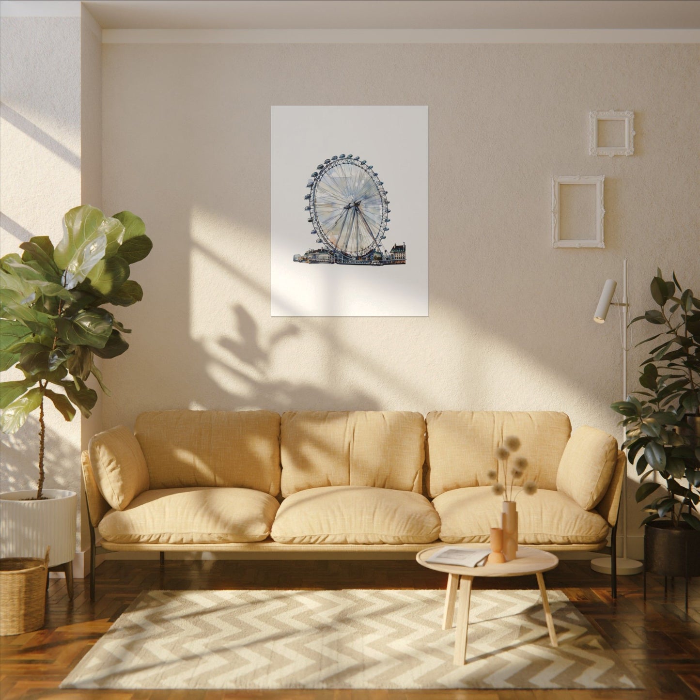 London Eye Canvas Print, Wall Art Decor, Travel Gift, Home Decoration, Unique Art Piece