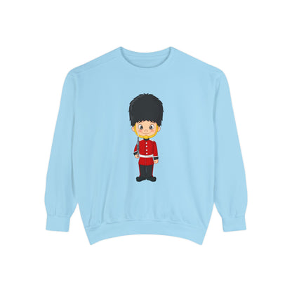 Unisex Garment-Dyed Sweatshirt - British Soldier - Classic Military Elegance and Honorable