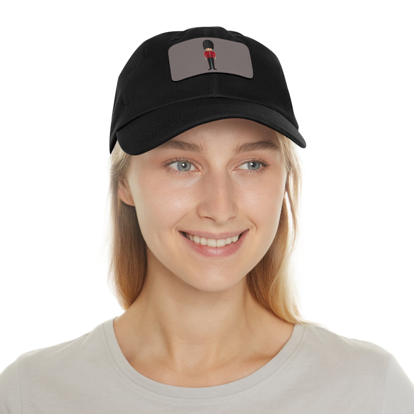 Make a Bold Statement with This Unique Dad Hat Featuring a Stylish Leather Patch