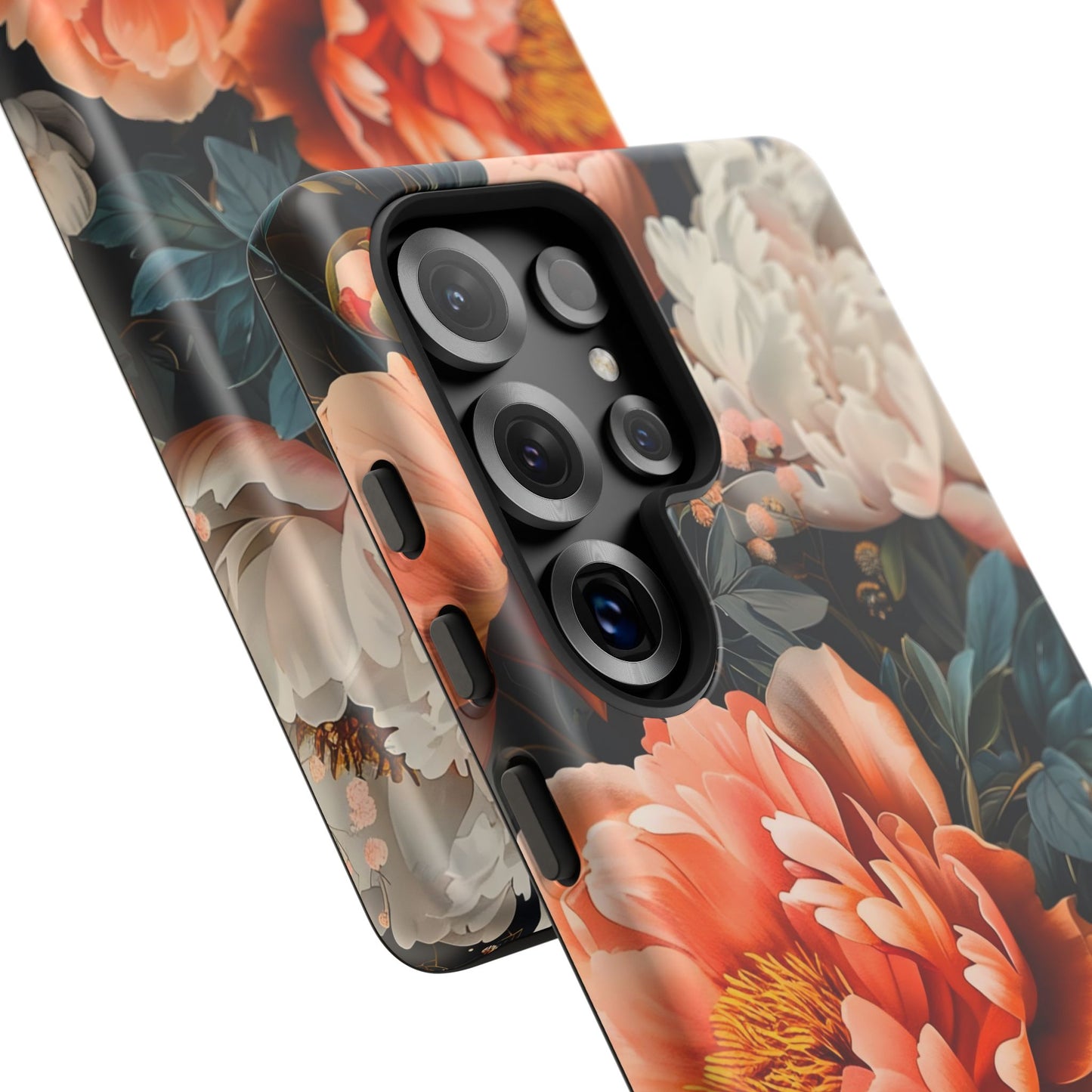 Floral Phone Case - Tough Cases, Durable Cover, Flower Design, Unique Gift, Phone Accessories