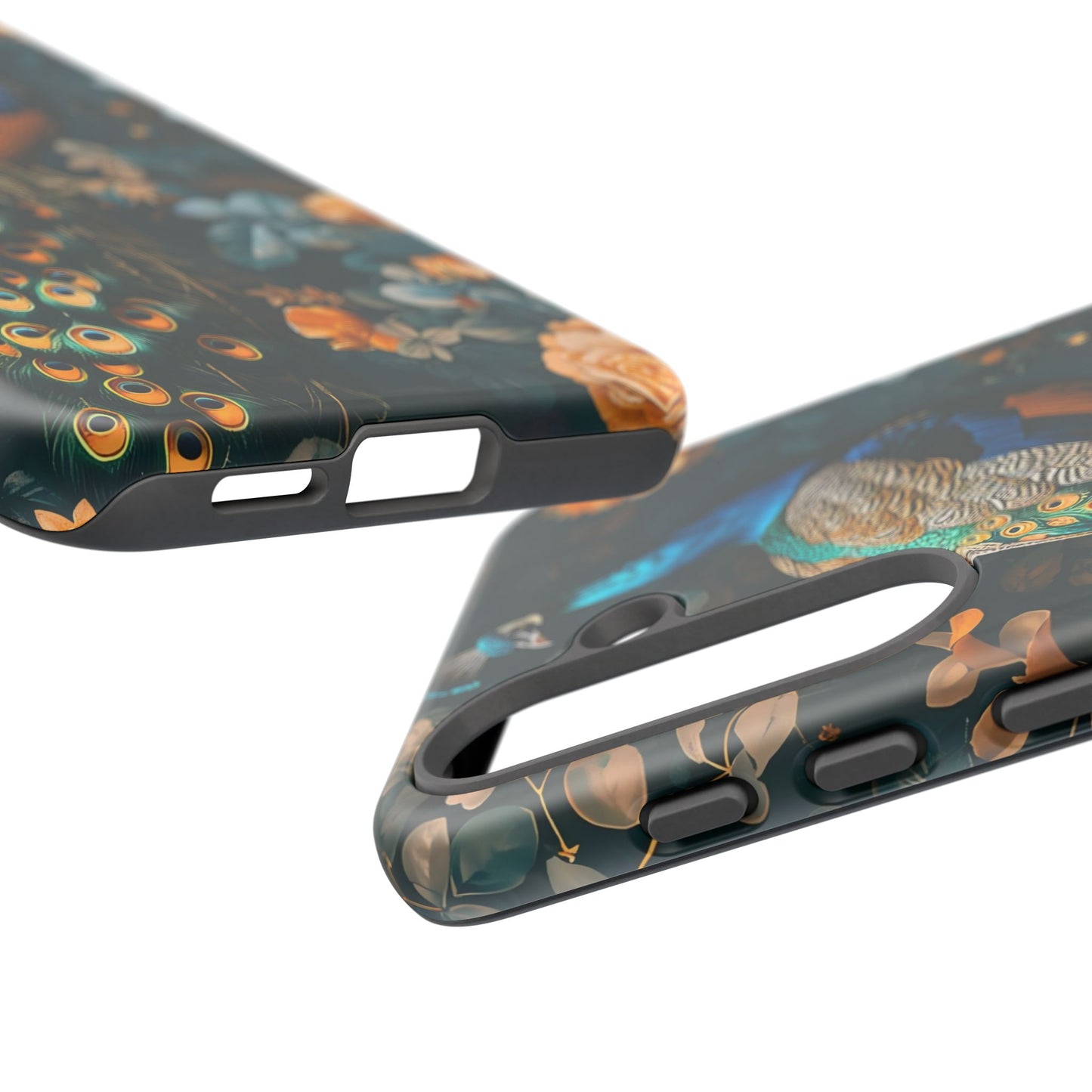 Peacock Phone Case - Elegant Floral Design, Tough Case for Protection, Unique Gift for Nature Lovers, Stylish Accessory, Eco-Friendly