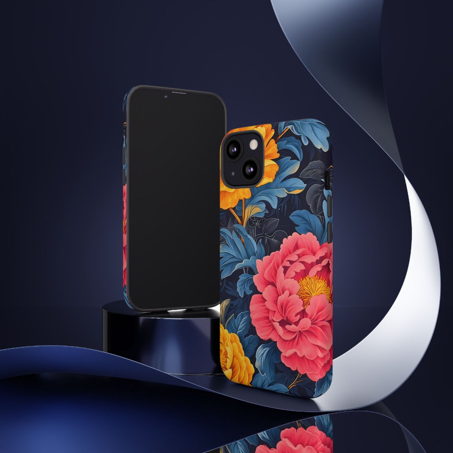 Floral Phone Case, Tough Cases, Stylish Mobile Cover, Gifts for Her, Phone Accessories, Unique Flower Design
