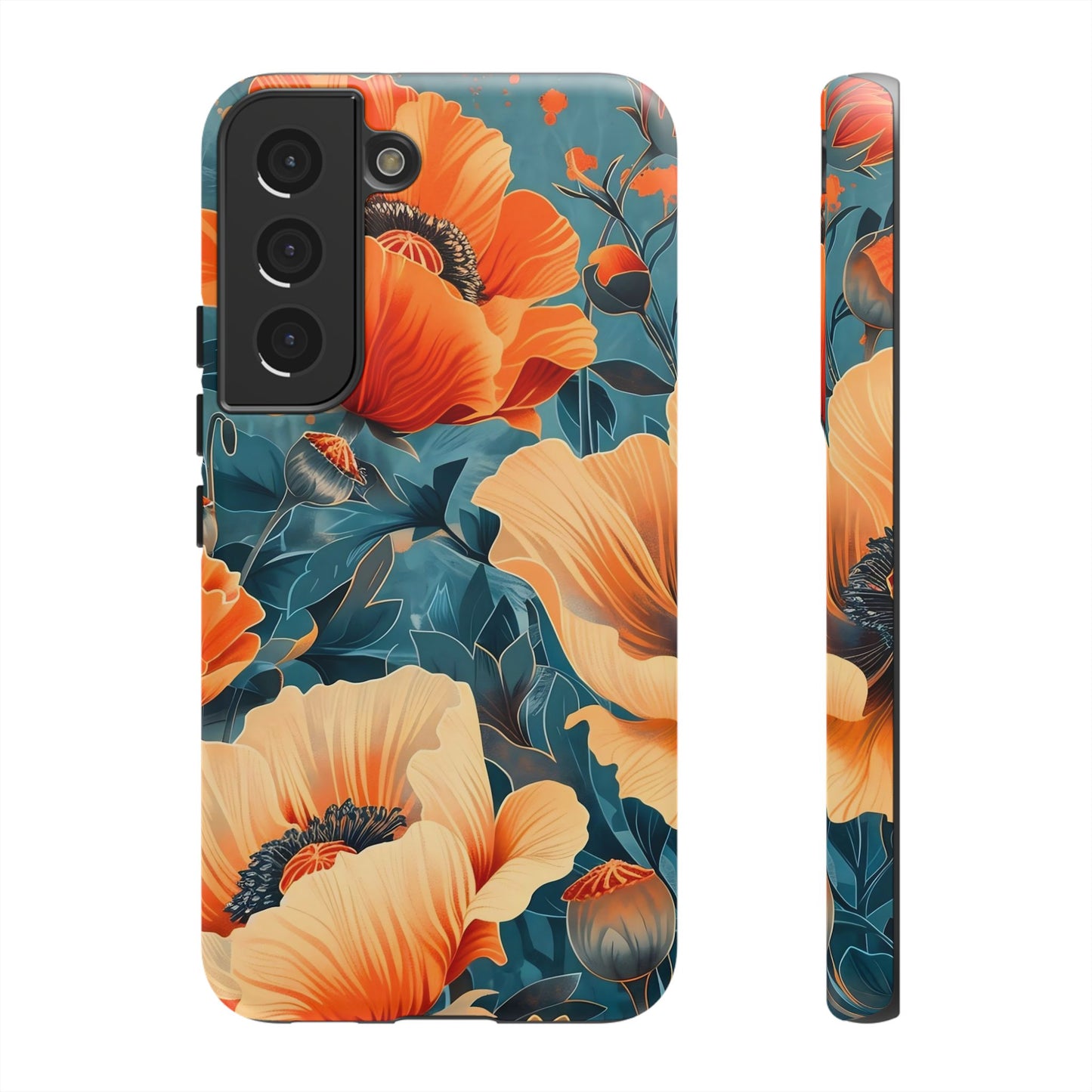 Floral Phone Case, Tough Cases for Protection and Style, Spring Aesthetic, Gift for Her, Phone Accessory for Nature Lovers