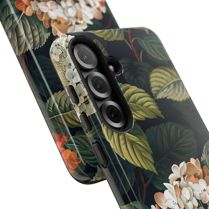 Floral Phone Case - Tough Cases, Nature Lover Gift, Floral Design, Botanical Phone Cover, Stylish Cellphone Accessory, Mother's Day Gift