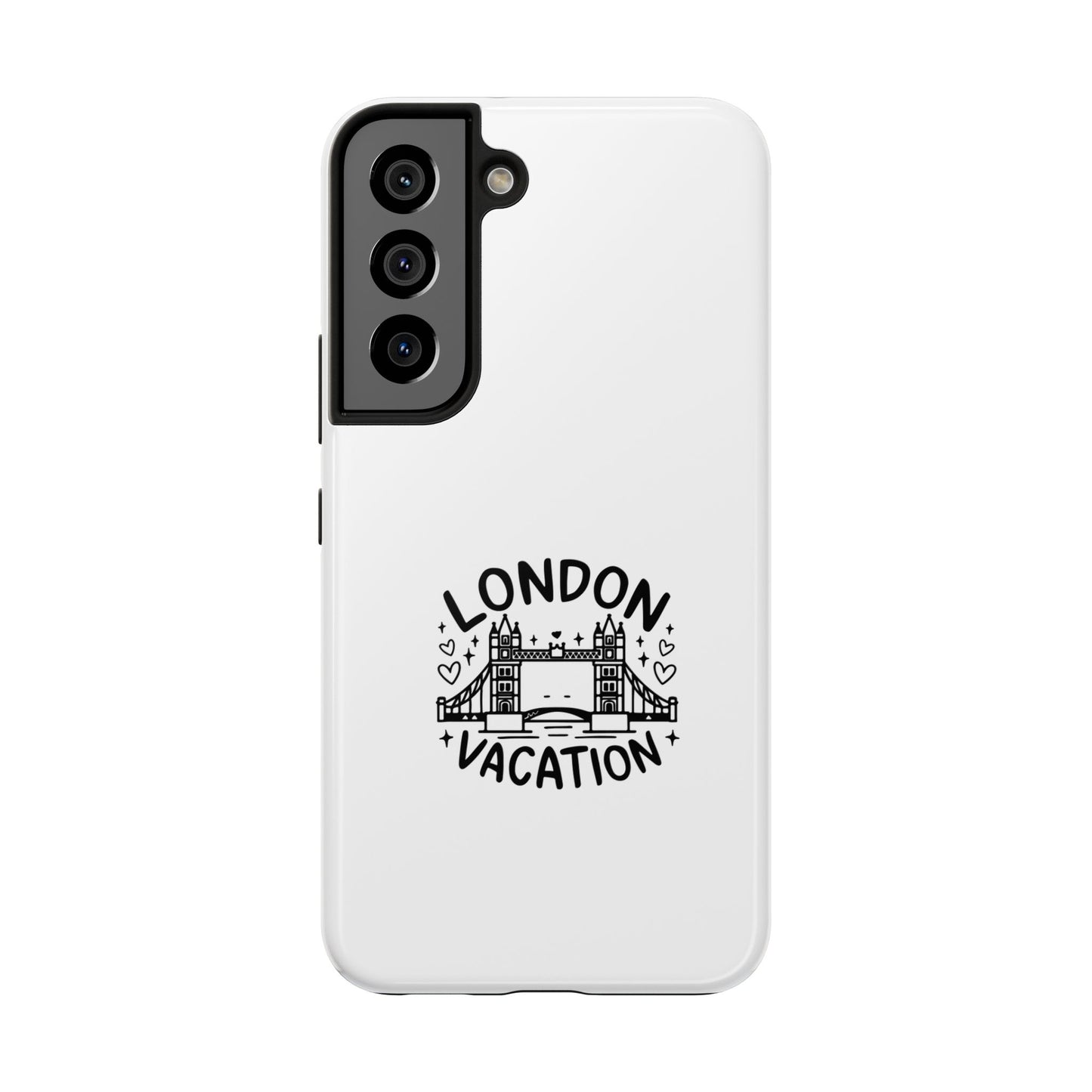 London Vacation Tough Phone Cases, Travel Gifts, London Souvenir, Durable Phone Cover, Cute Cell Phone Case, Travel Accessory