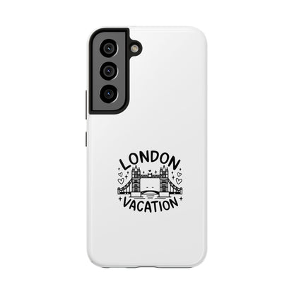London Vacation Tough Phone Cases, Travel Gifts, London Souvenir, Durable Phone Cover, Cute Cell Phone Case, Travel Accessory
