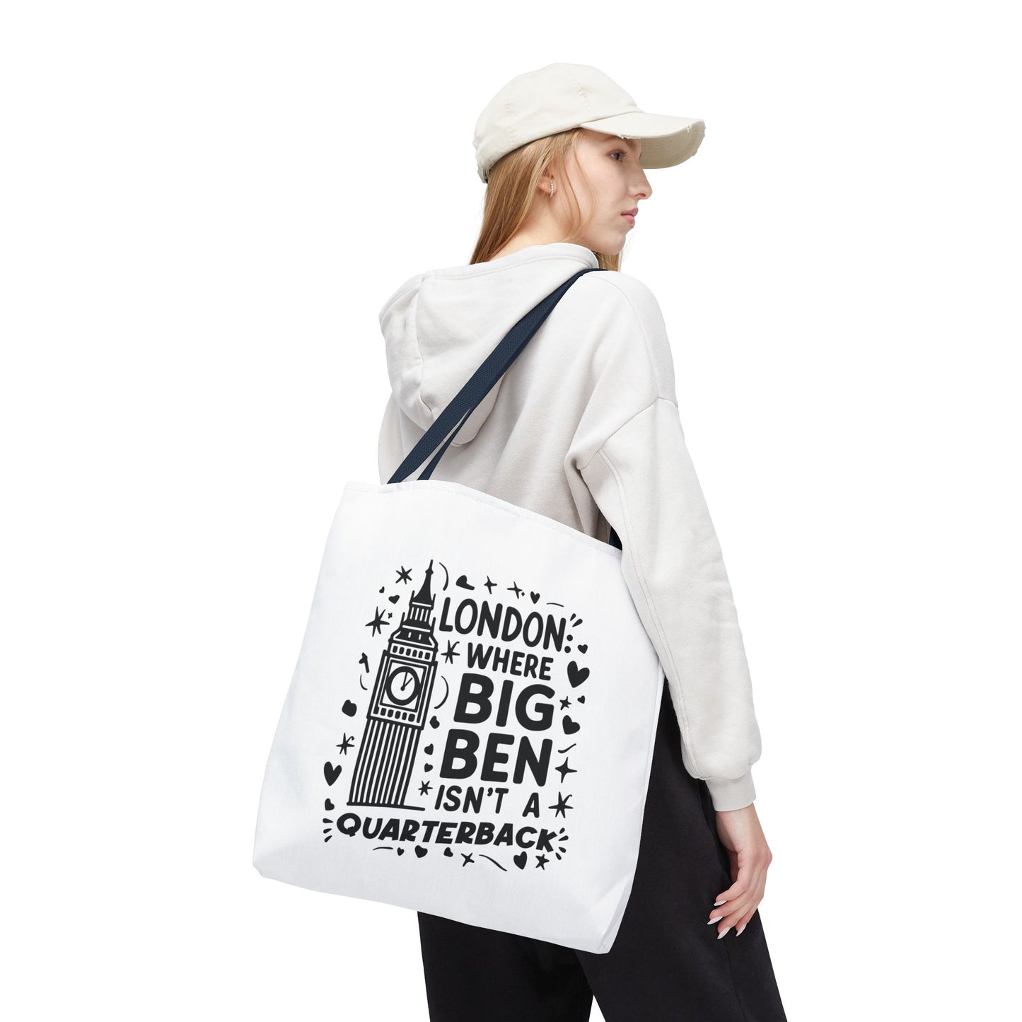 London-Themed Tote Bag, Perfect for Travelers, Gifts for Friends, Everyday Use, London Souvenir, Unique Tote Bag