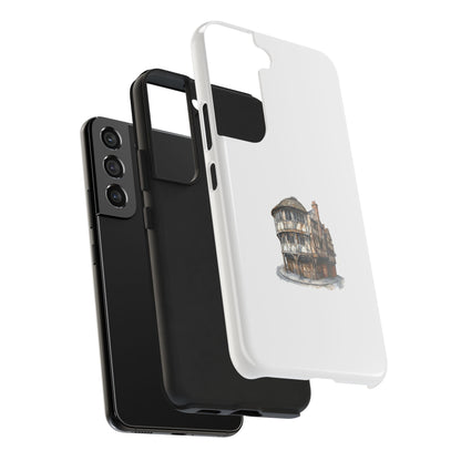 Artistic Tough Phone Case - Vintage Architectural Design