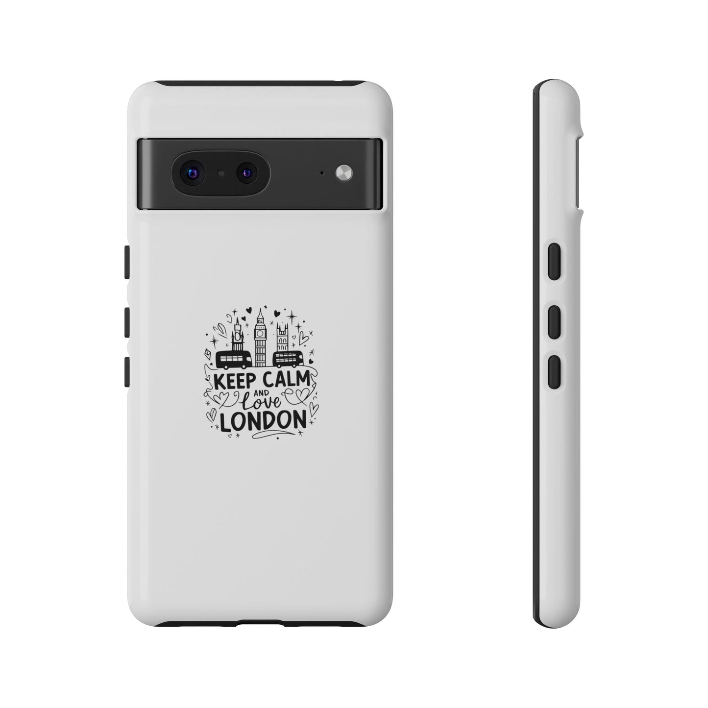 London Keepsake Phone Case - Keep Calm and Love London Design