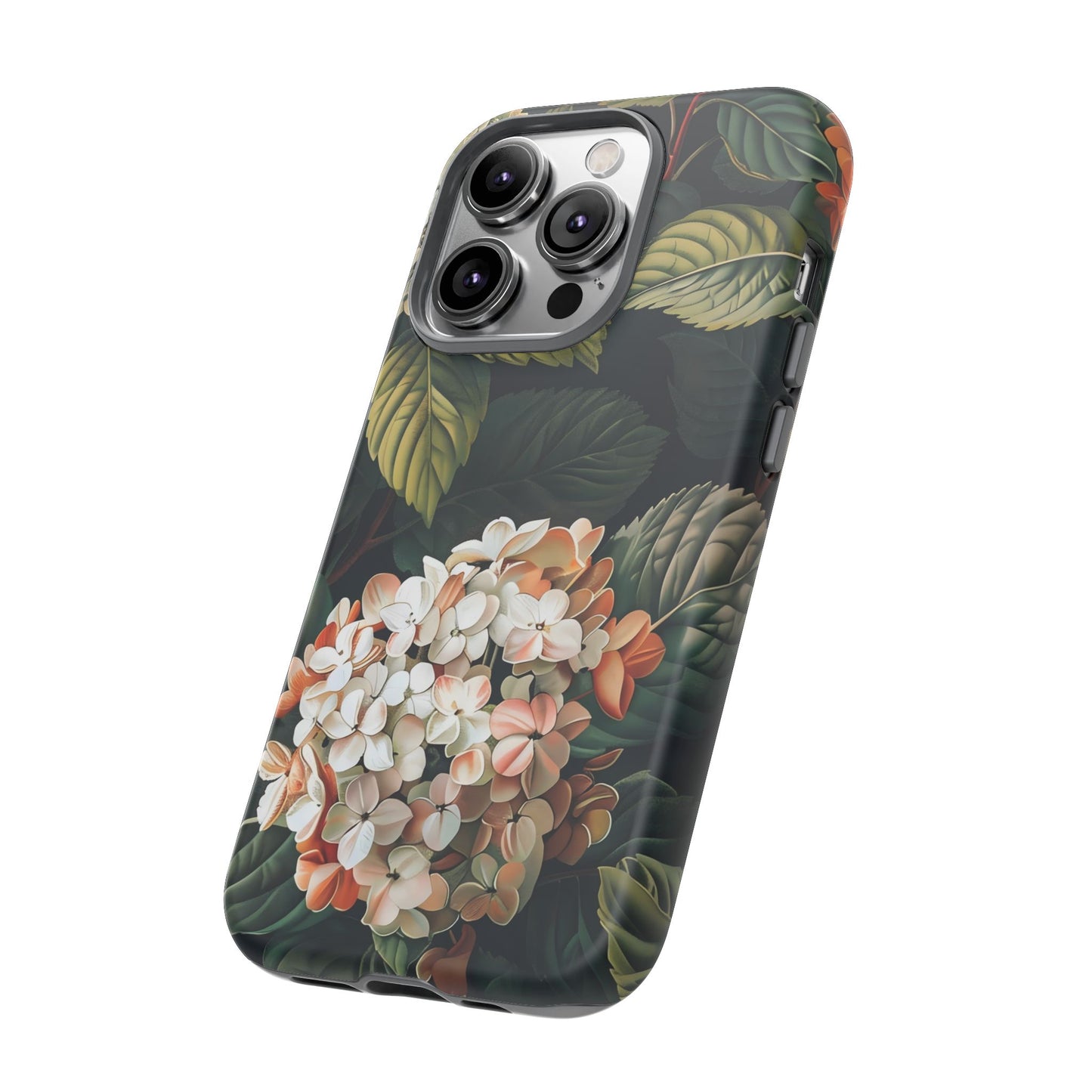 Floral Phone Case - Tough Cases, Nature Lover Gift, Floral Design, Botanical Phone Cover, Stylish Cellphone Accessory, Mother's Day Gift