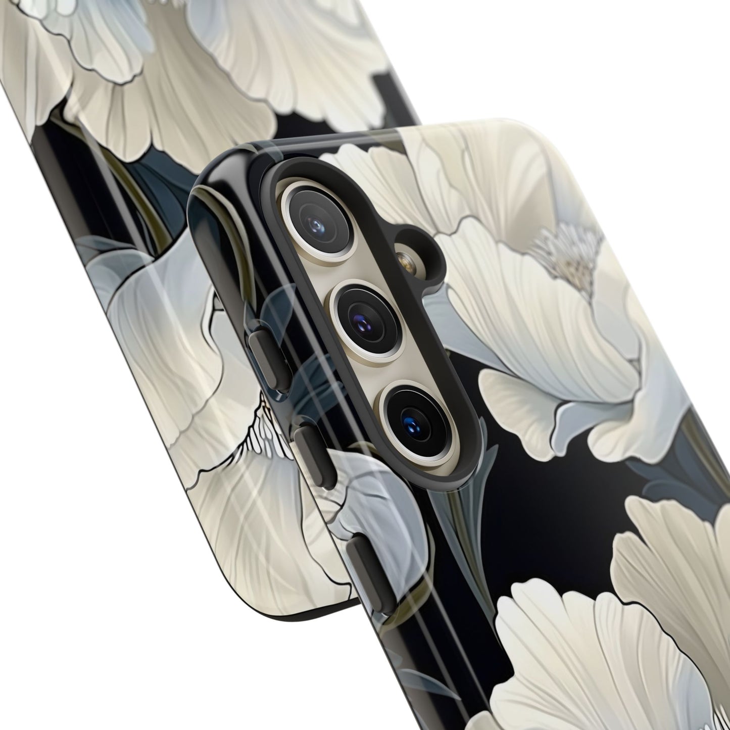 Floral Phone Case, Tough Cases for Women, Stylish Phone Cover, Floral Design Phone Protector, Nature Inspired Tech Accessories