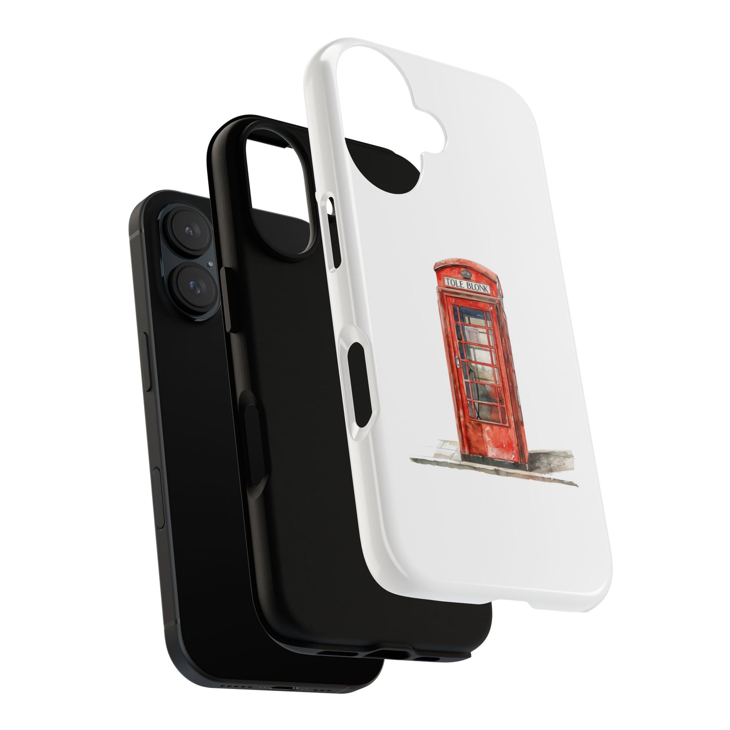 London Phone Booth Tough Case for Smartphones - Stylish Protection with a Unique Design